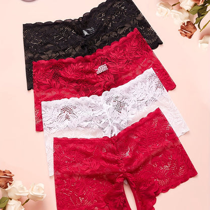 طقم ثونغ دانتيل نسائي