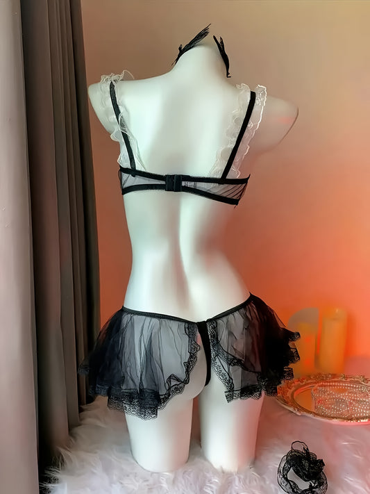 فستان مربية مثير