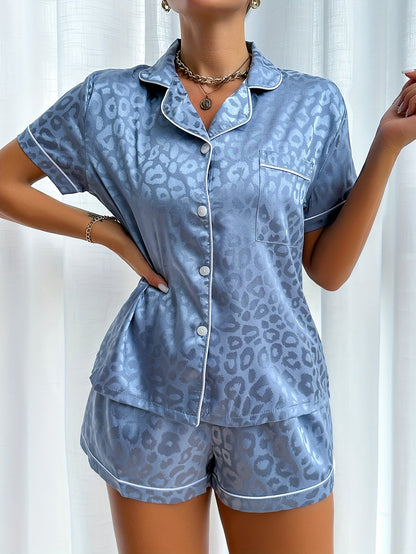 طقم بيجامة نسائي بألوان مختلطة