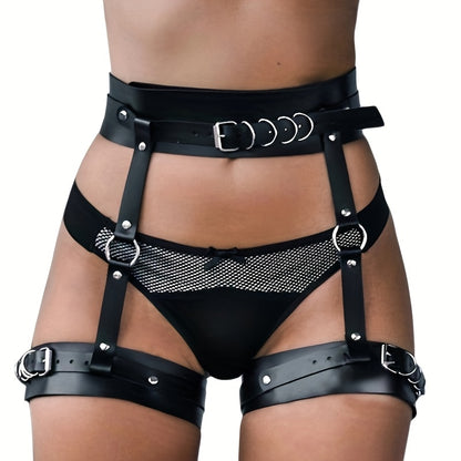 بنطال جلدي فاخر للنساء