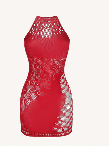 فستان ضيق بتصميم جاكار