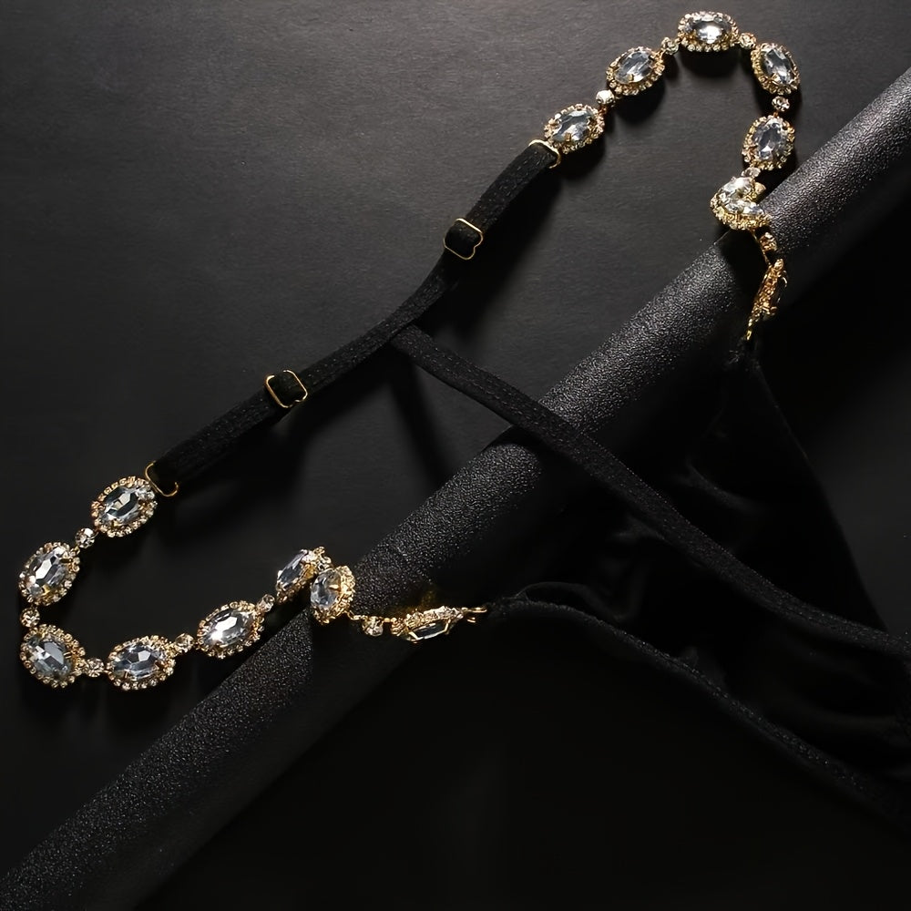 بيكيني فخم مزين بحبات الراينستون