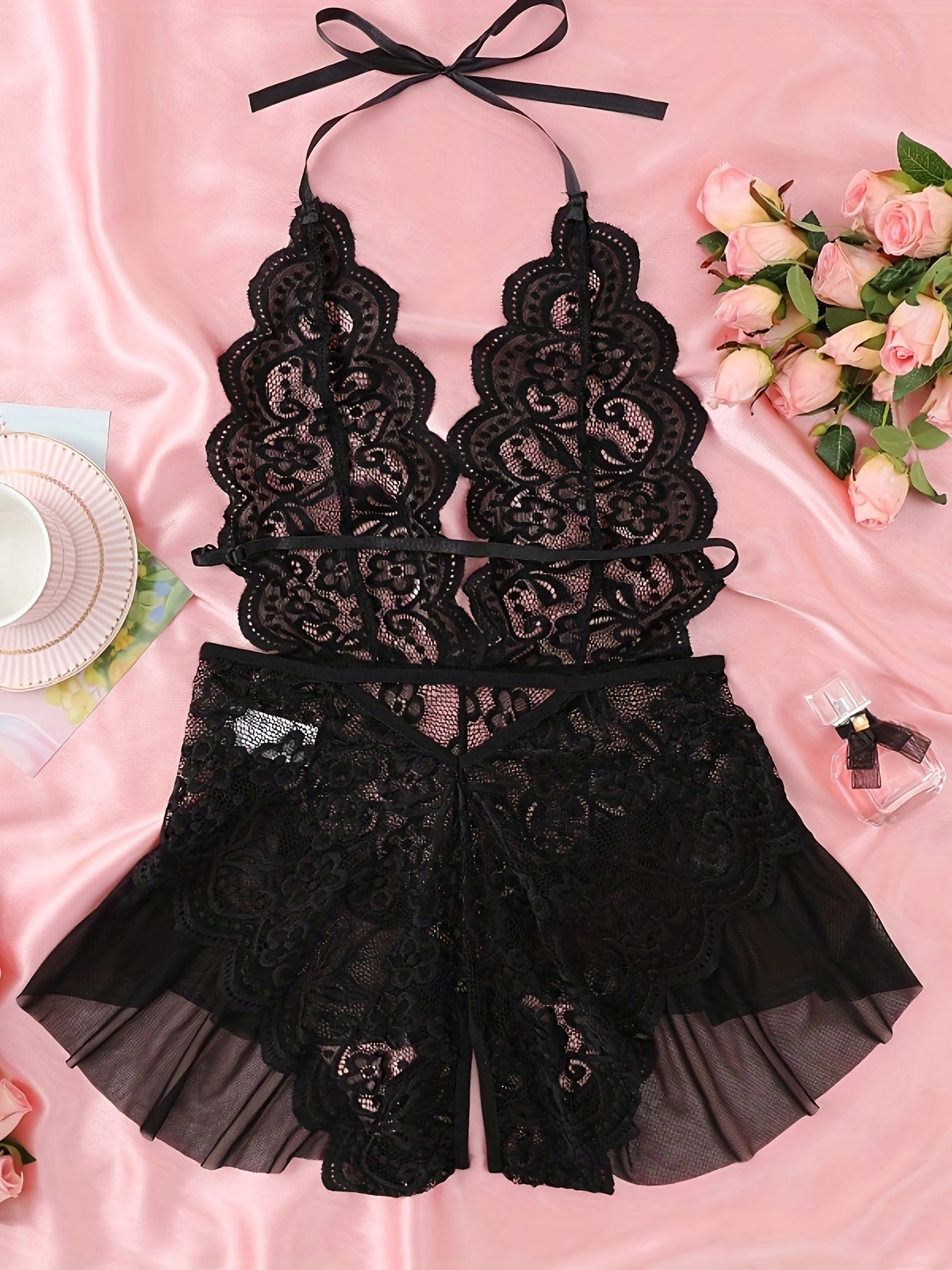 بودي سوت نسائي شفاف