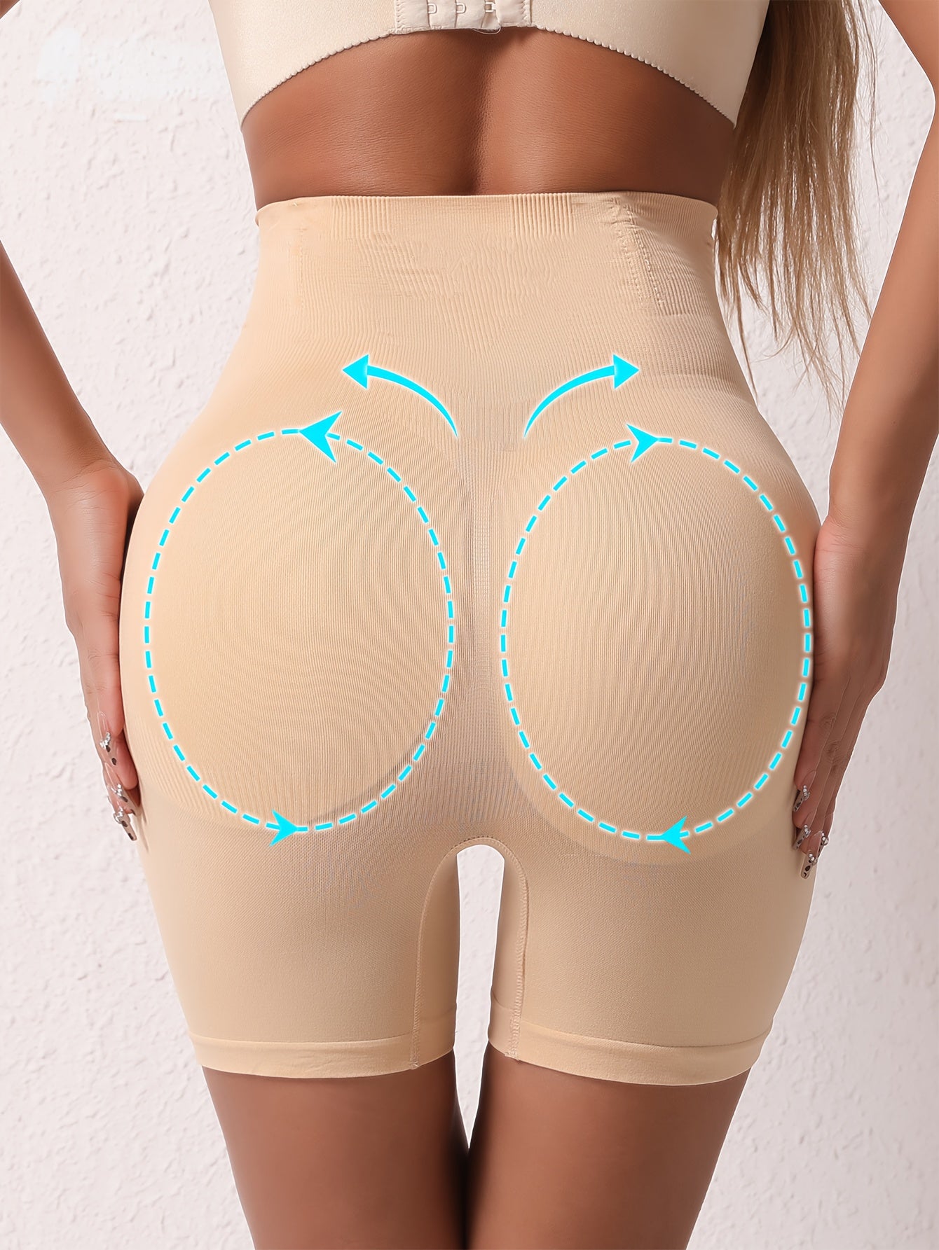 شورت نسائي مرتفع الخصر