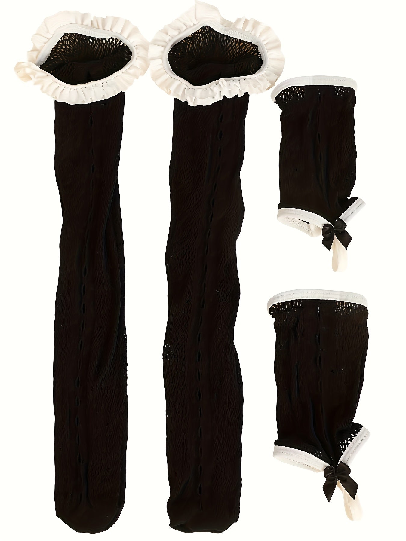 طقم ملابس داخلية مثير مع آذان قطة