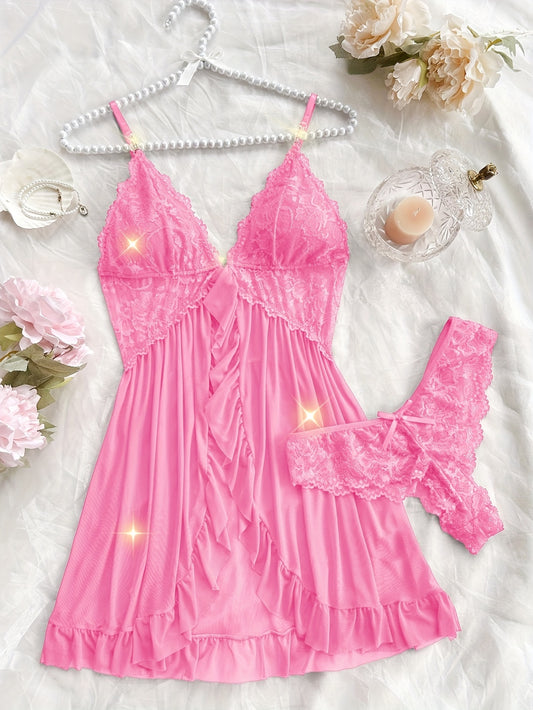 طقم نوم رومانسي