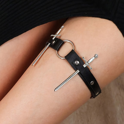 إكسسوار جورب قوطي قابل للتعديل