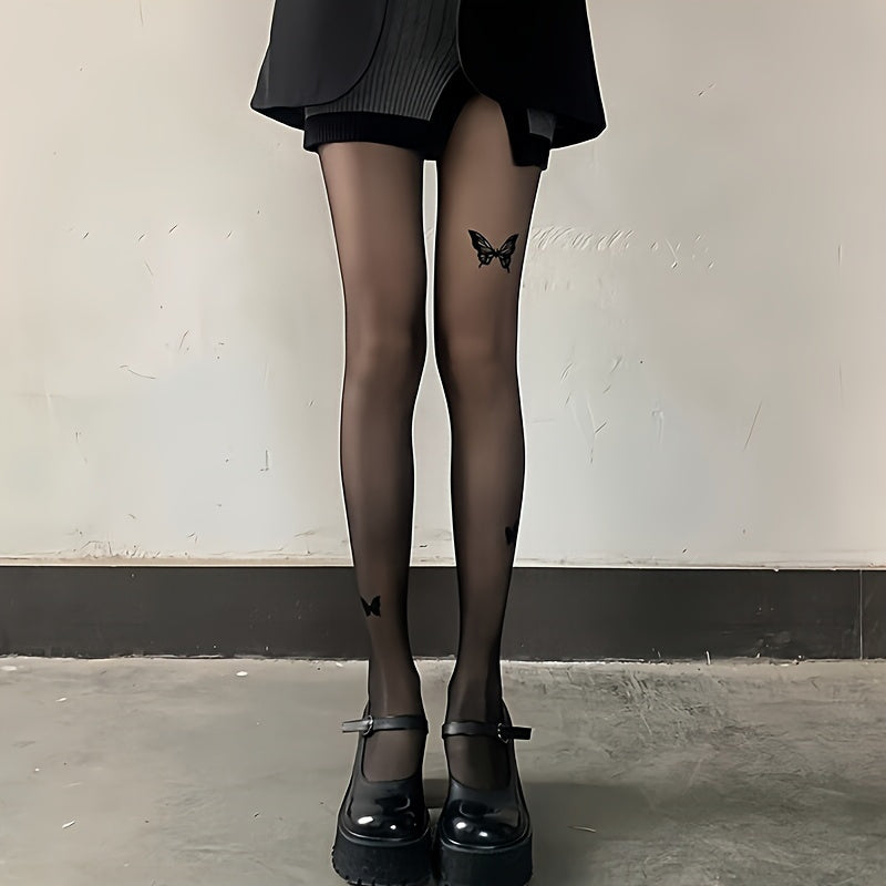 جوارب نسائية بتصميم فراشة