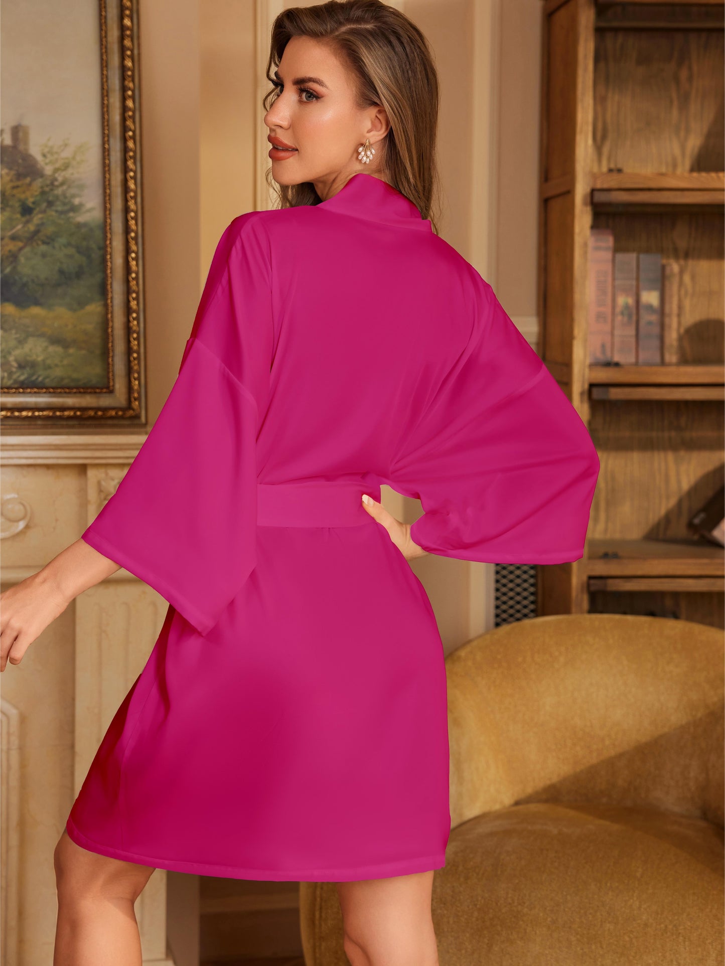 روب نسائي ساتان أنيق