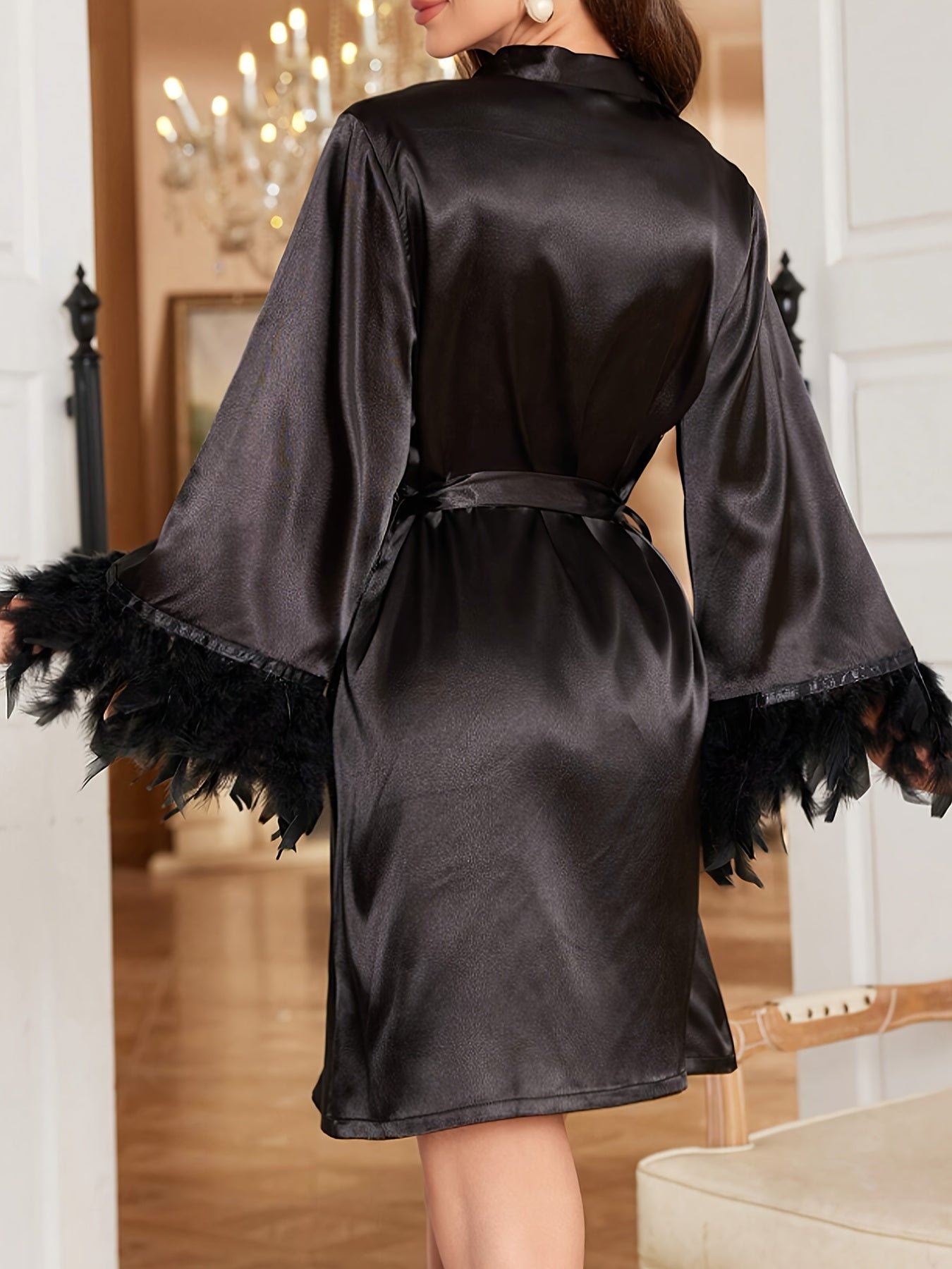 روب نسائي ساتان أنيق