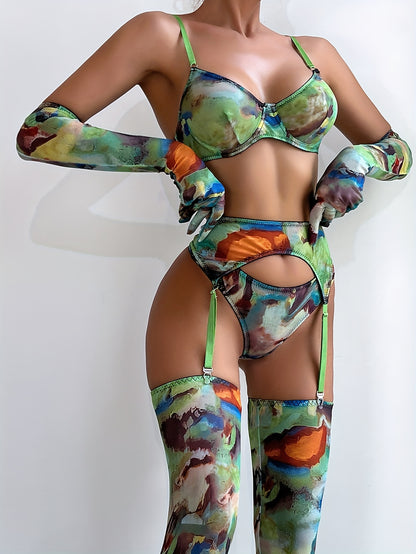 ثونغ شفاف مع أصفاد