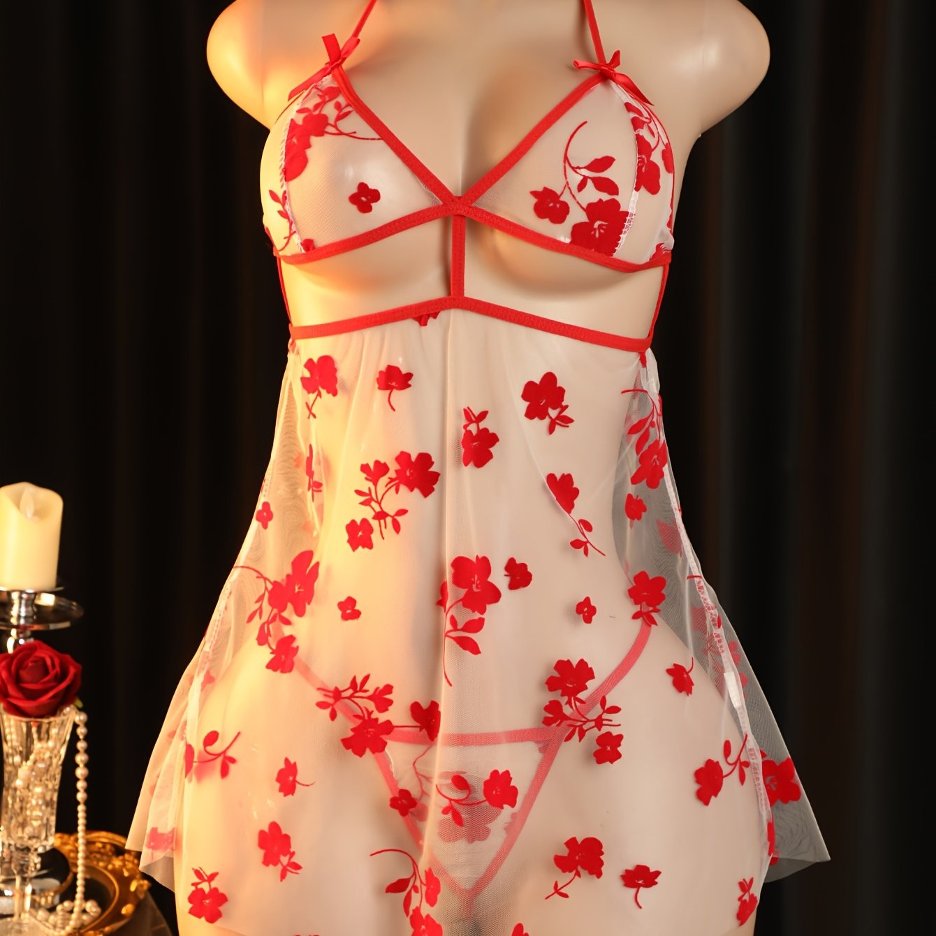 فستان داخلي جذاب بحجم كبير