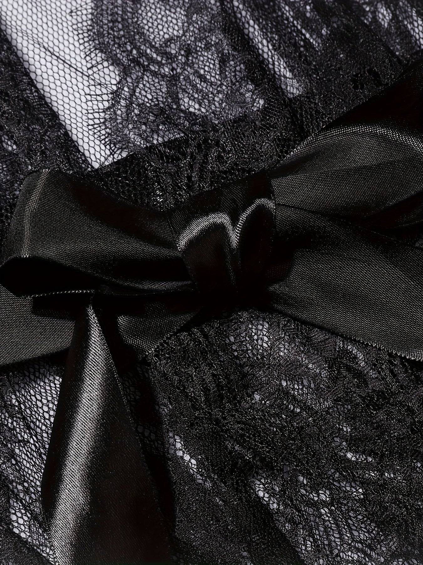 فستان نائم نسائي أسود أنيق