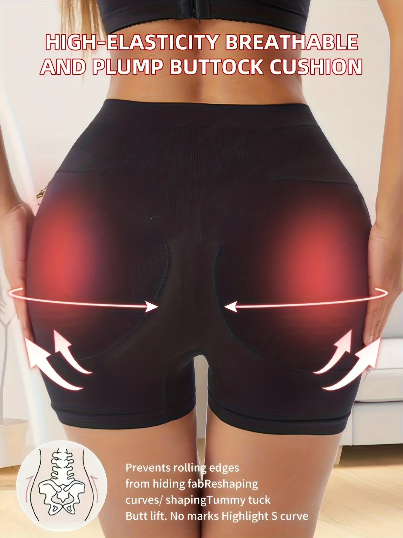 شورت نسائي عالي الخصر