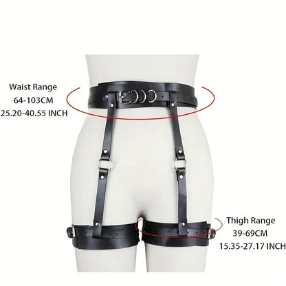 بنطال جلدي فاخر للنساء