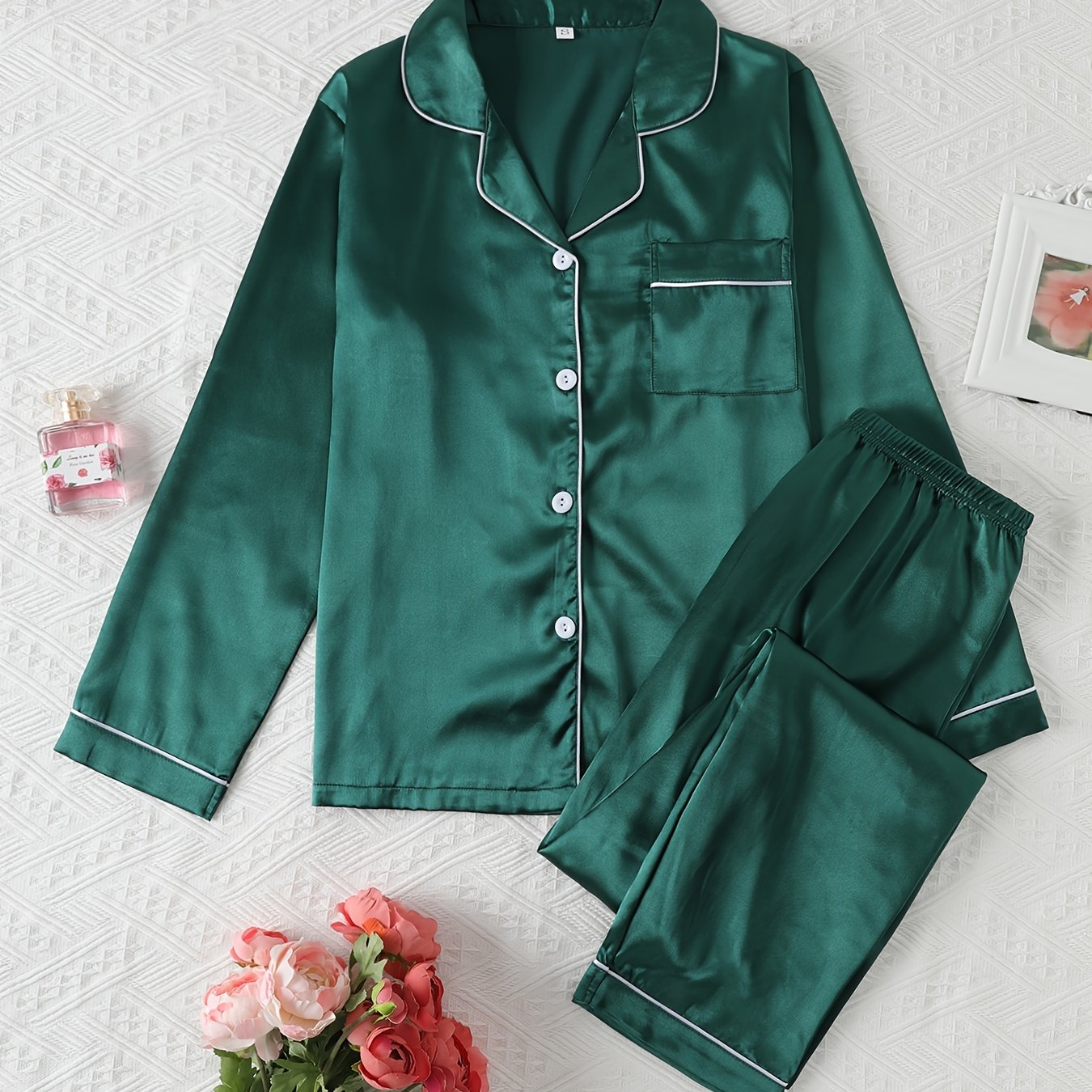 طقم بيجاما ساتان