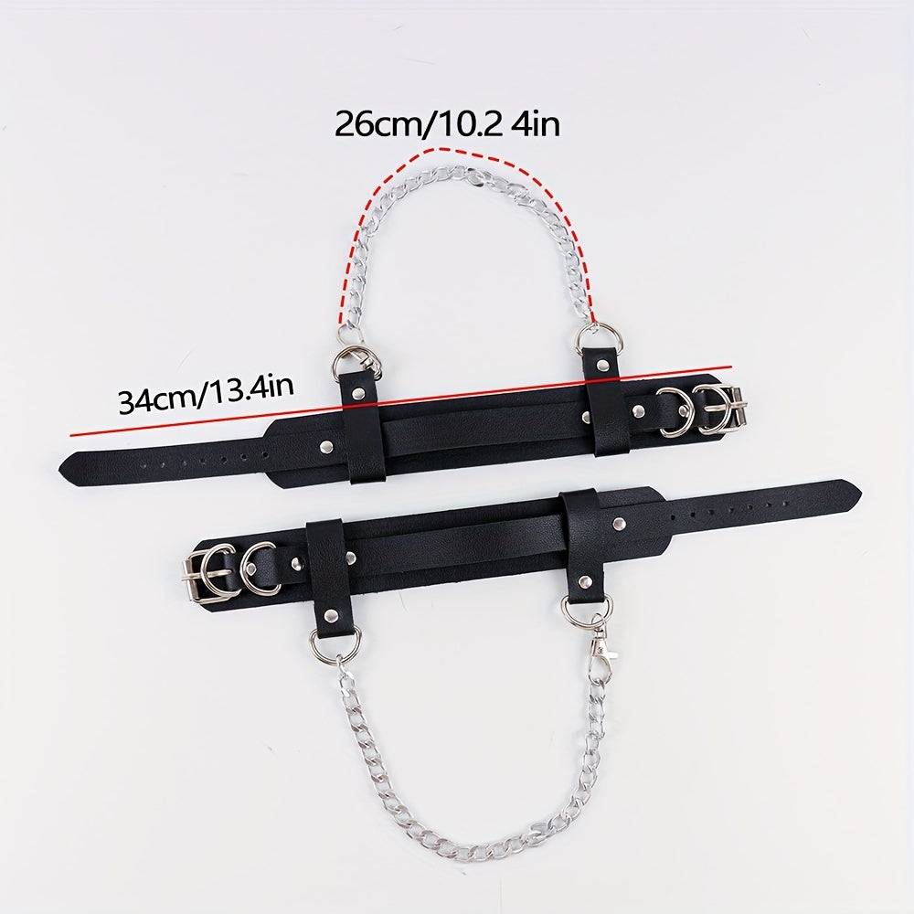 سلاسل كاحل جلد صناعي نسائية