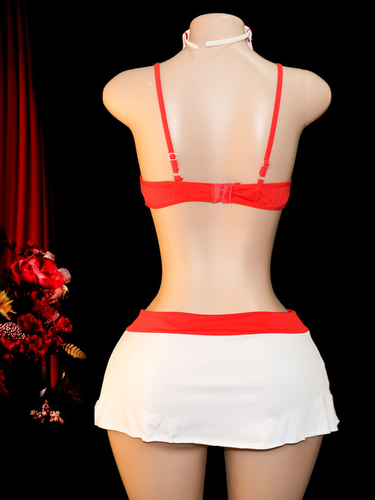 طقم ممرضة مثير 4 قطع