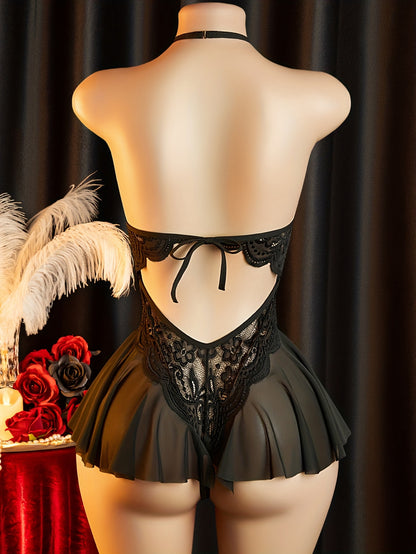 بدلة دانتيل نسائية مثيرة