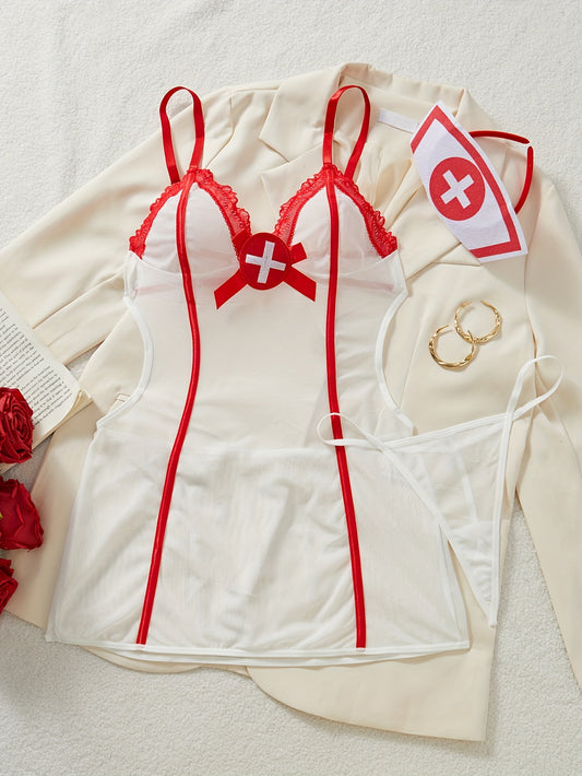 بدلة مربية مغرية 3 قطع