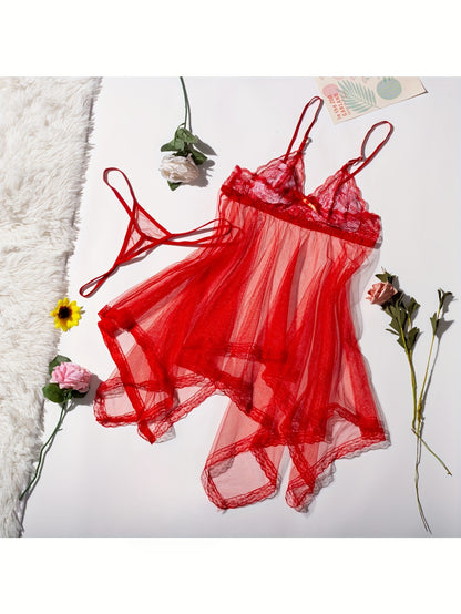 طقم نوم أنيق باللون البنفسجي