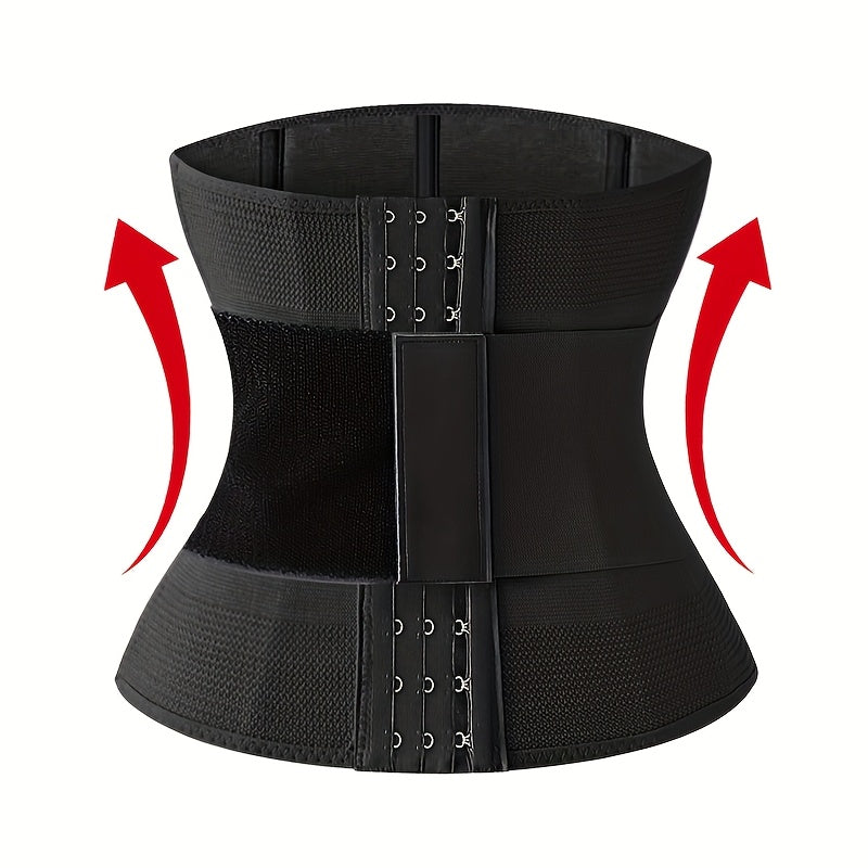 حزام تحكم البطن عالي الخصر للنساء - أسود