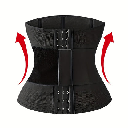 حزام تحكم البطن عالي الخصر للنساء - أسود