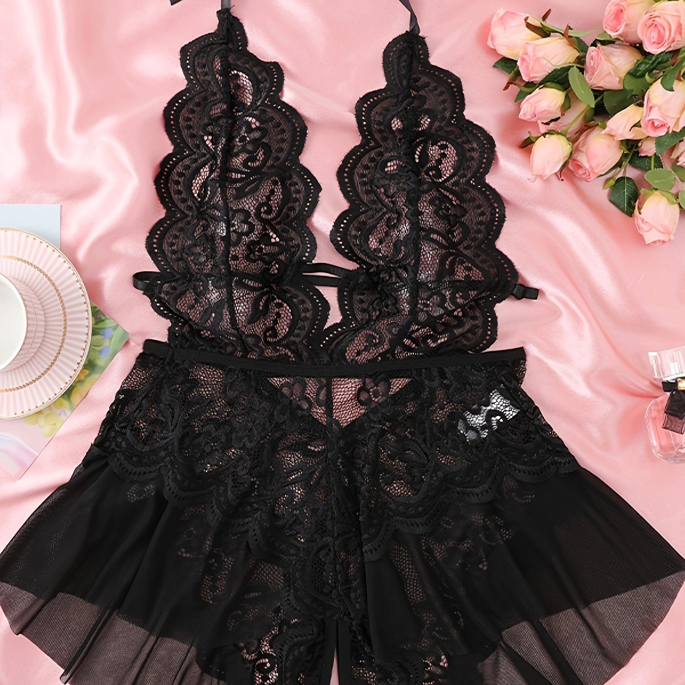 بودي سوت نسائي شفاف