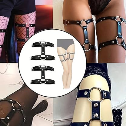 حلقة فخذ بونا جلدية