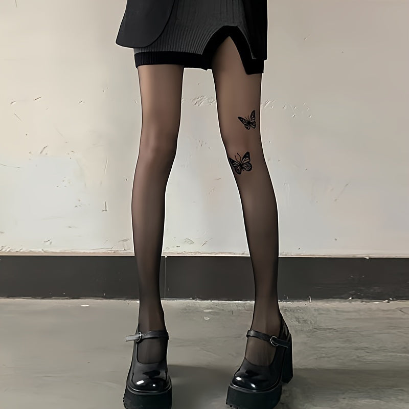 جوارب نسائية بتصميم فراشة