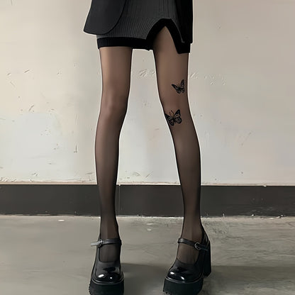 جوارب نسائية بتصميم فراشة