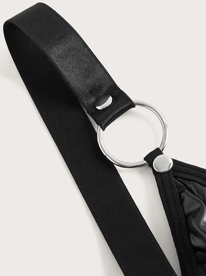 صدرية نسائية مثيرة من الجلد الصناعي