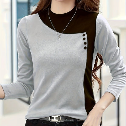 blouse نسائية بأكمام طويلة
