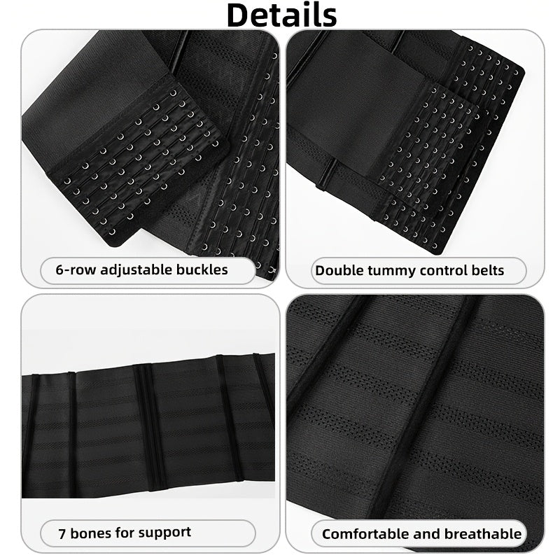 كورسيه لتقنية التحكم في البطن مزدوج