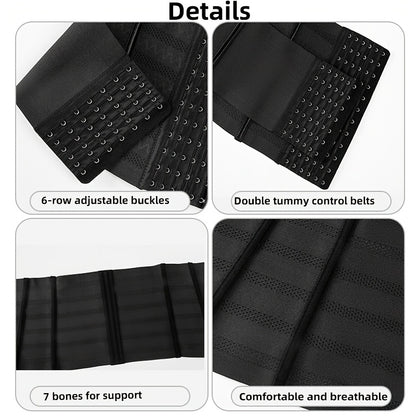 كورسيه لتقنية التحكم في البطن مزدوج