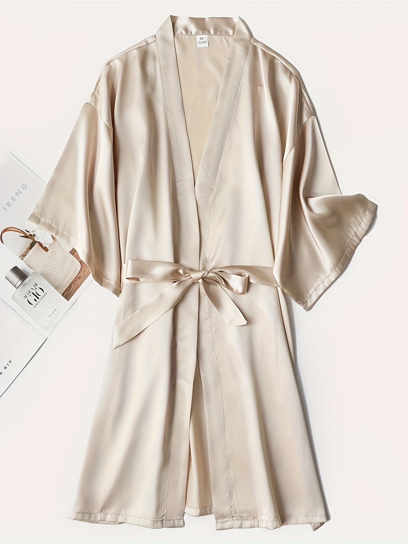 روب العروس ساتان أنيق