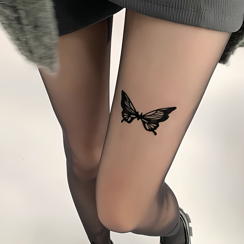 جوارب نسائية بتصميم فراشة