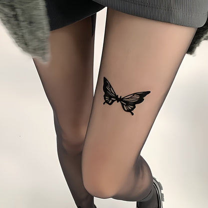 جوارب نسائية بتصميم فراشة