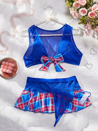 مجموعة لانجري نسائية 3 قطع