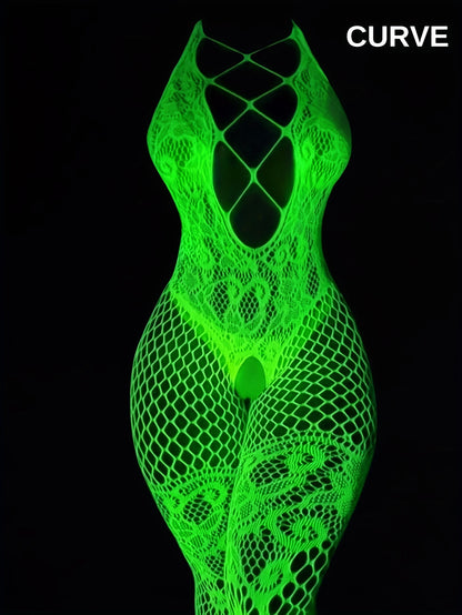 جوارب نسائية شبكية مضيئة