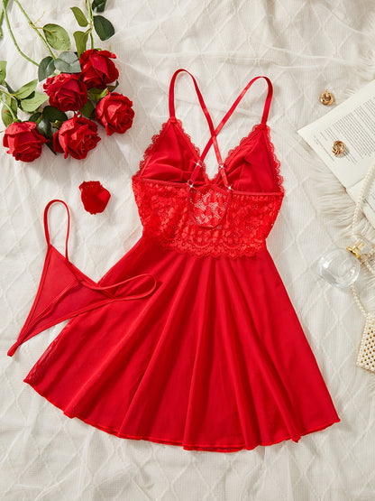 فستان ميني بتصميم زهور