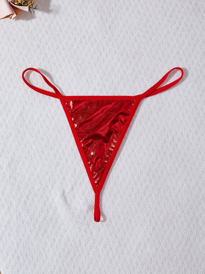 مجموعة ملابس داخلية مثيرة جلدية