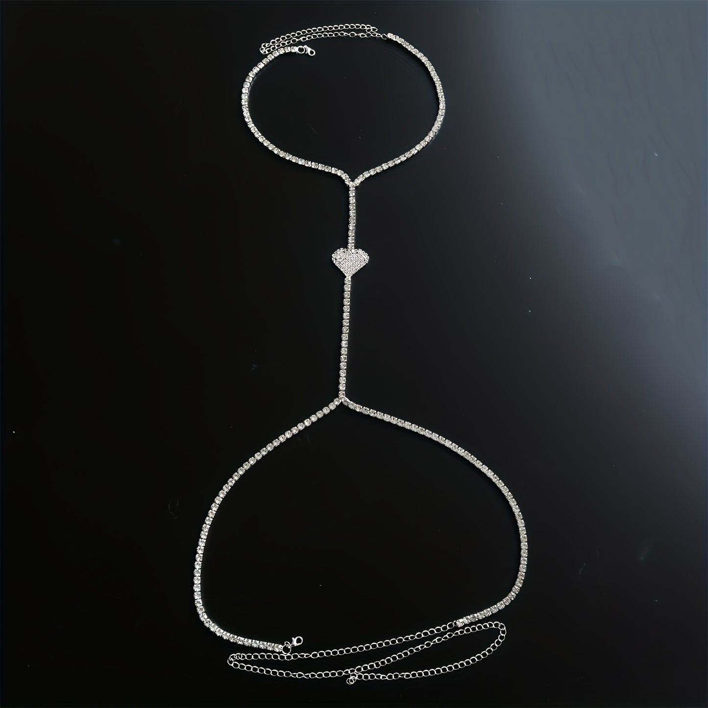 قلادة القلب المتألقة - إكسسوار فريد