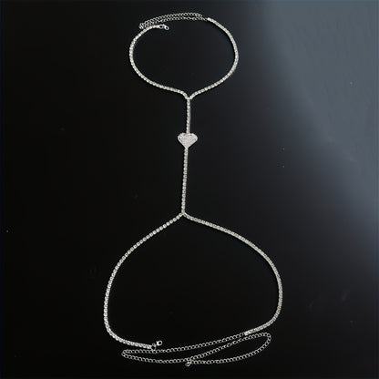 قلادة القلب المتألقة - إكسسوار فريد