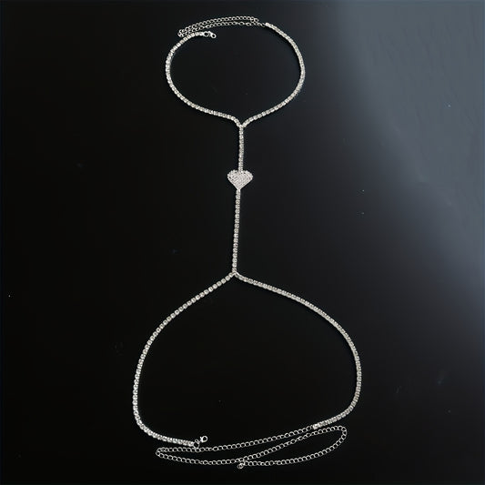 قلادة القلب المتألقة - إكسسوار فريد