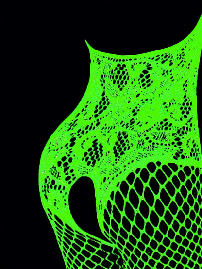 جوارب نسائية شبكية مضيئة