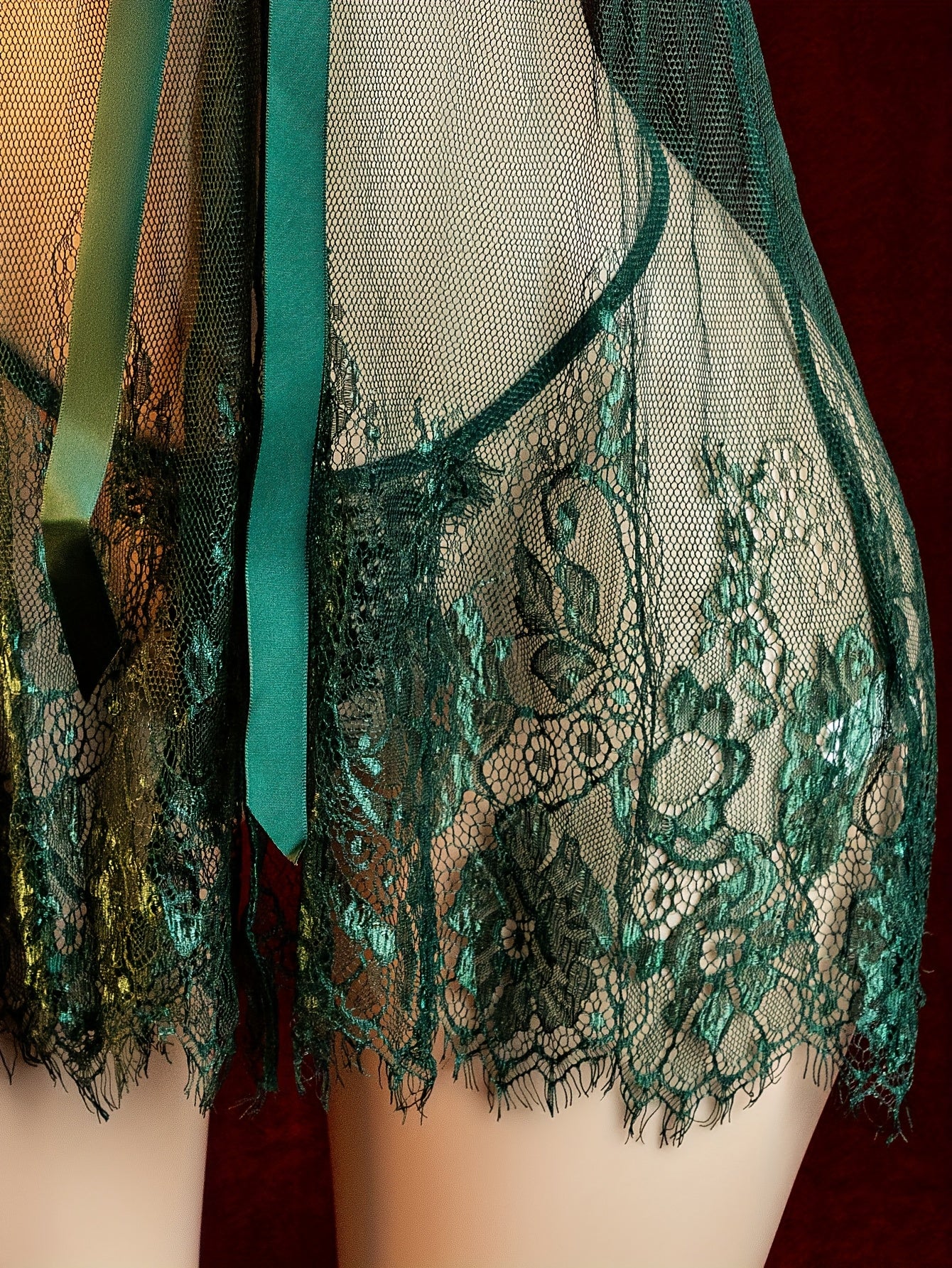 فستان نوم مثير للنساء مقاس كبير