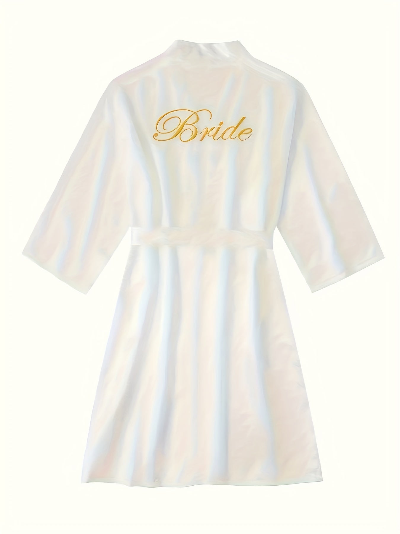 روب زفاف أنيق بأكمام طويلة