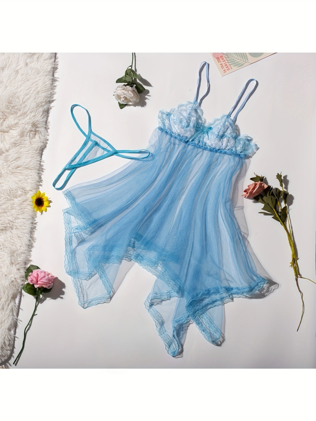 طقم نوم أنيق باللون البنفسجي