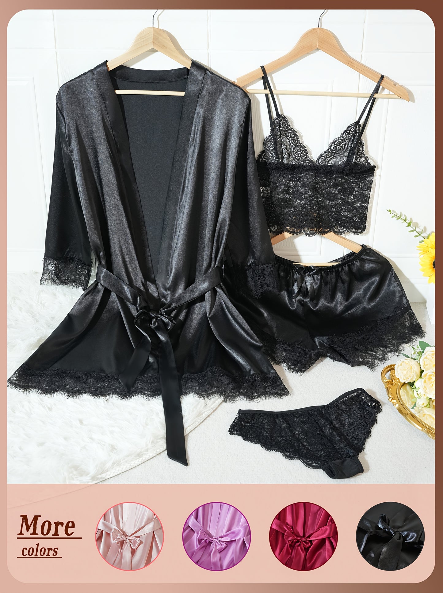 طقم نوم أنثوي أنيق